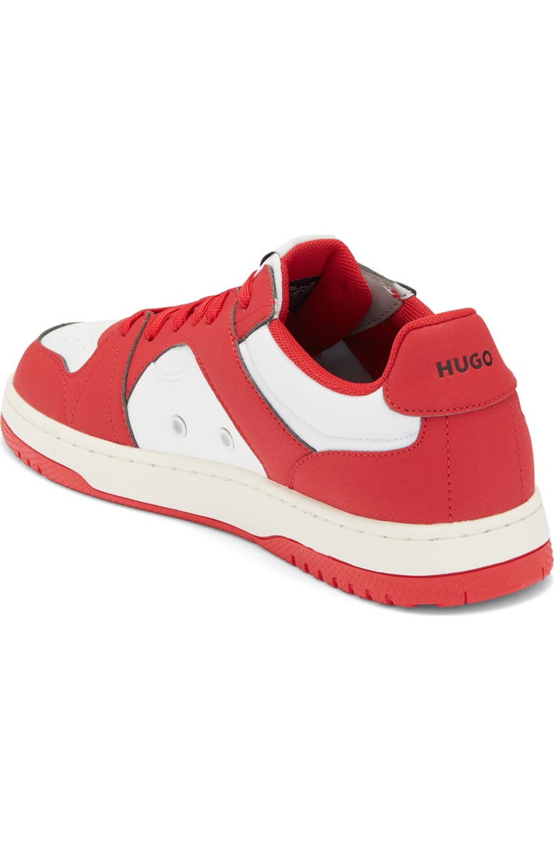 BOSS Hadrain Tenn Sneaker, Alternate, color, Open Red