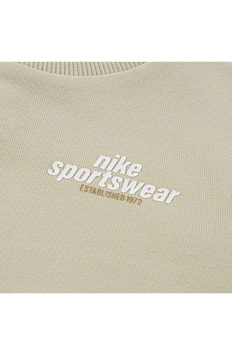 Nike Club French Terry Sweatshirt & Joggers Set, Alternate, color, Nike Light Khaki