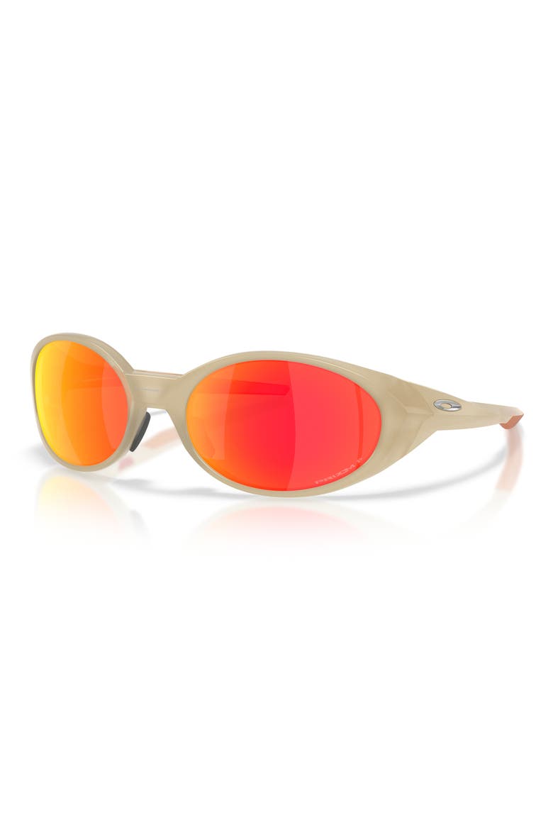 58mm Eyejacket Redux Polarized Rectangle Sunglasses, Alternate, color, SANDSTORM / PRIZM RUBY POLAR