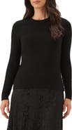 Karen Kane Ribbed Long Sleeve Crewneck Top
