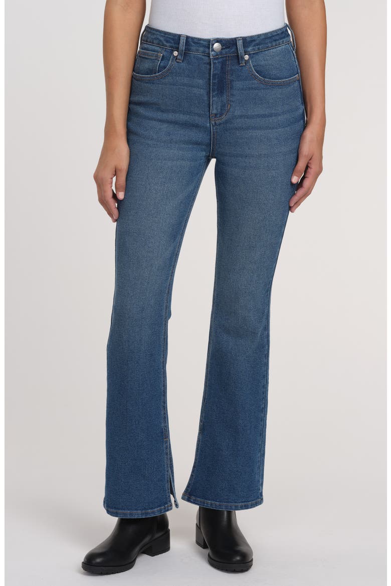 Lyra Mid Rise Bootcut Jeans, Main, color, MEDIUM WASH