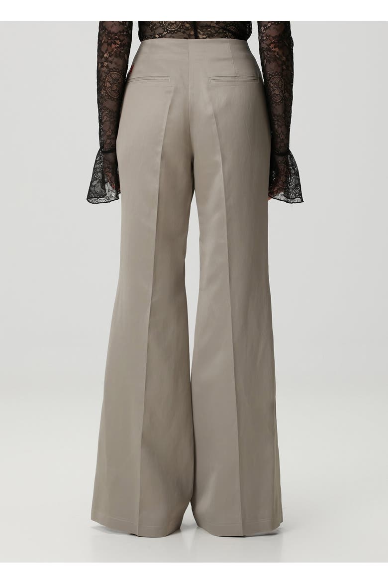 Linen Blend Shiny Woven Pant, Alternate, color, BEIGE