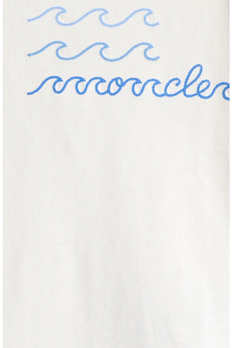 Kids' Logo Embroidered T-Shirt, Alternate, color, WHITE