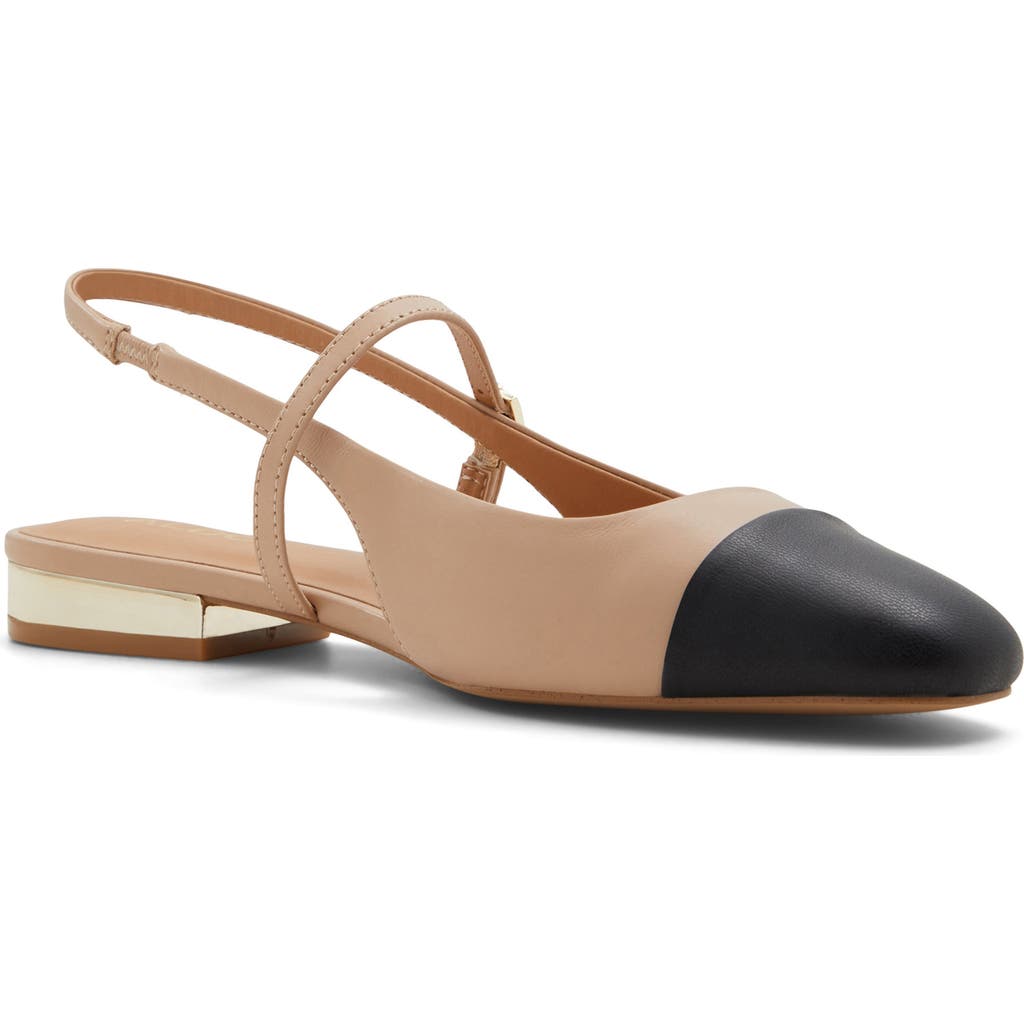 ALDO ALDO SADEY SLINGBACK MARY JANE CAP TOE FLAT