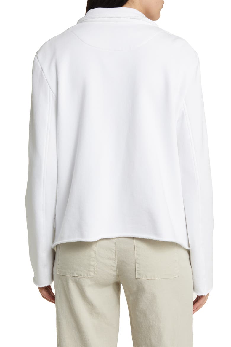 Mini Belfast Crop Knit Peacoat, Alternate, color, WHITE