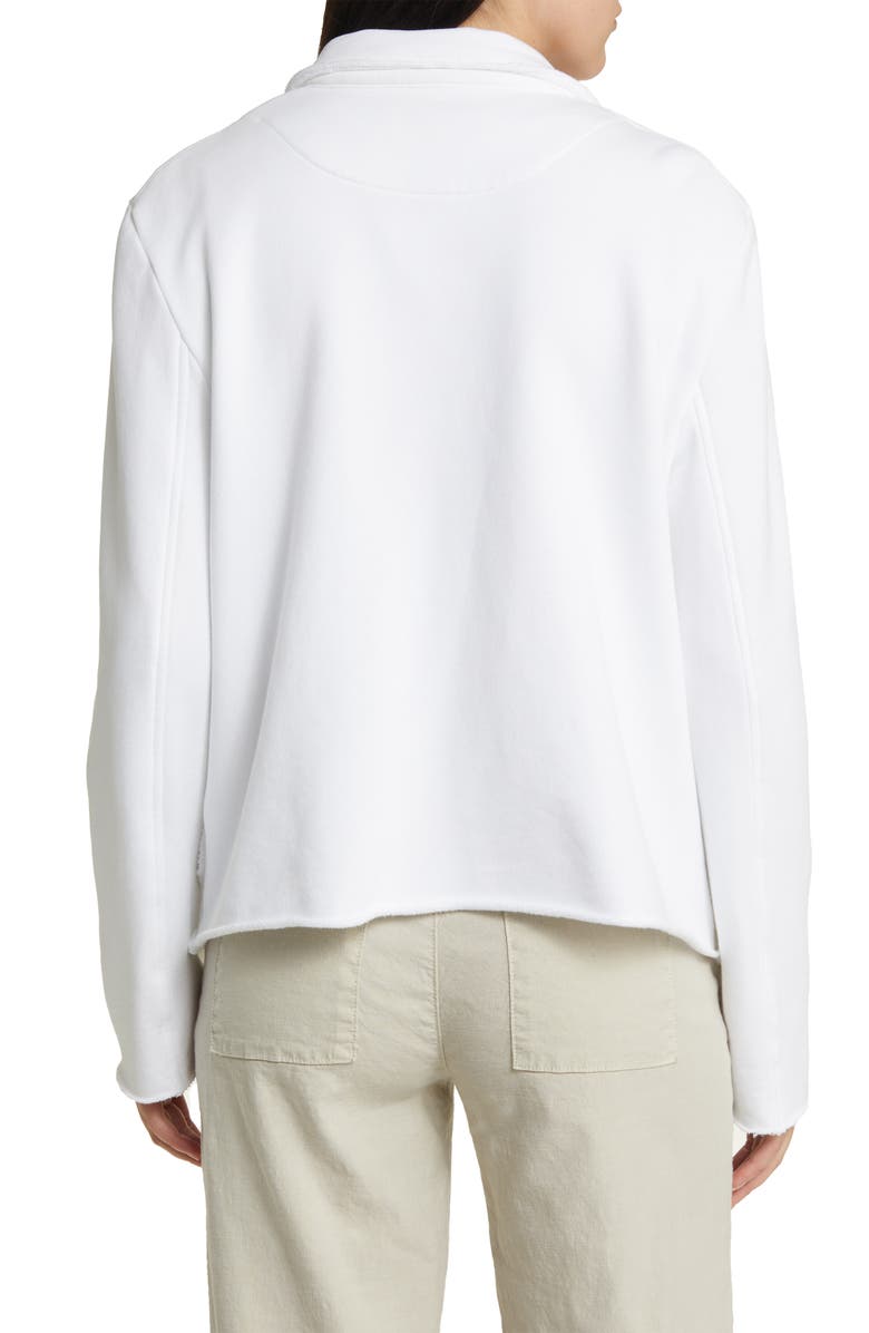 Frank & Eileen Mini Belfast Crop Knit Peacoat, Alternate, color, White