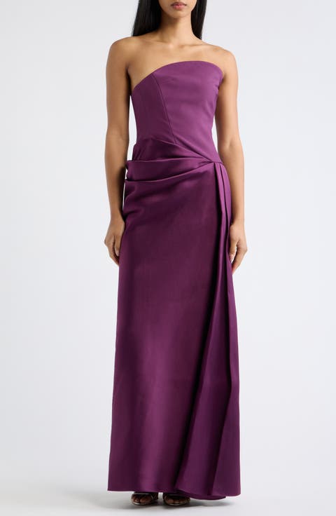 Seri Strapless A-Line Gown