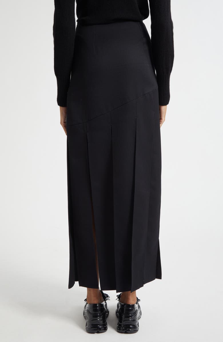 Simone Rocha Bias Cut Multi Slit Maxi Skirt, Alternate, color, Black