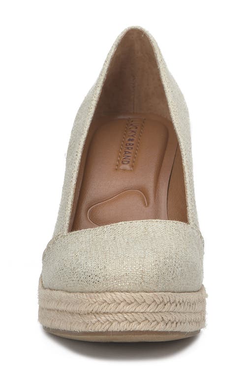 LUCKY BRAND LUCKY BRAND IMULA PLATFORM WEDGE ESPADRILLE