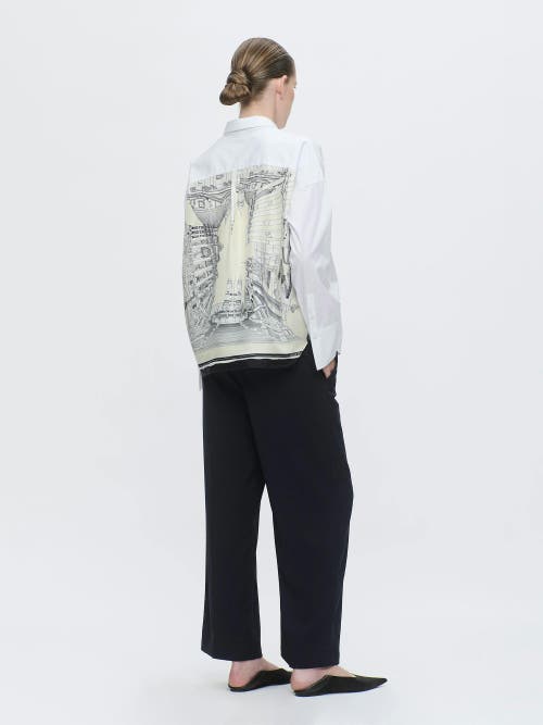 Callas Milano Sirene Scarf Back Shirt