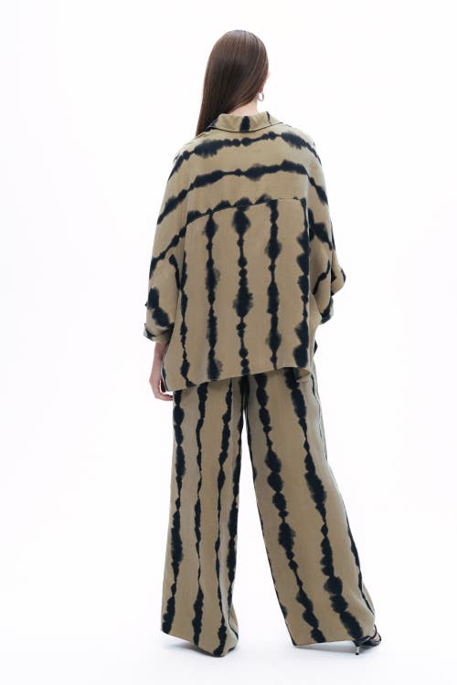 NOCTURNE NOCTURNE FLOWY PRINTED SHIRT 