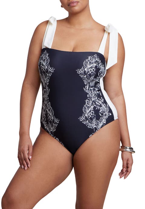 Tie Strap One Piece-Petal Arches (Plus)