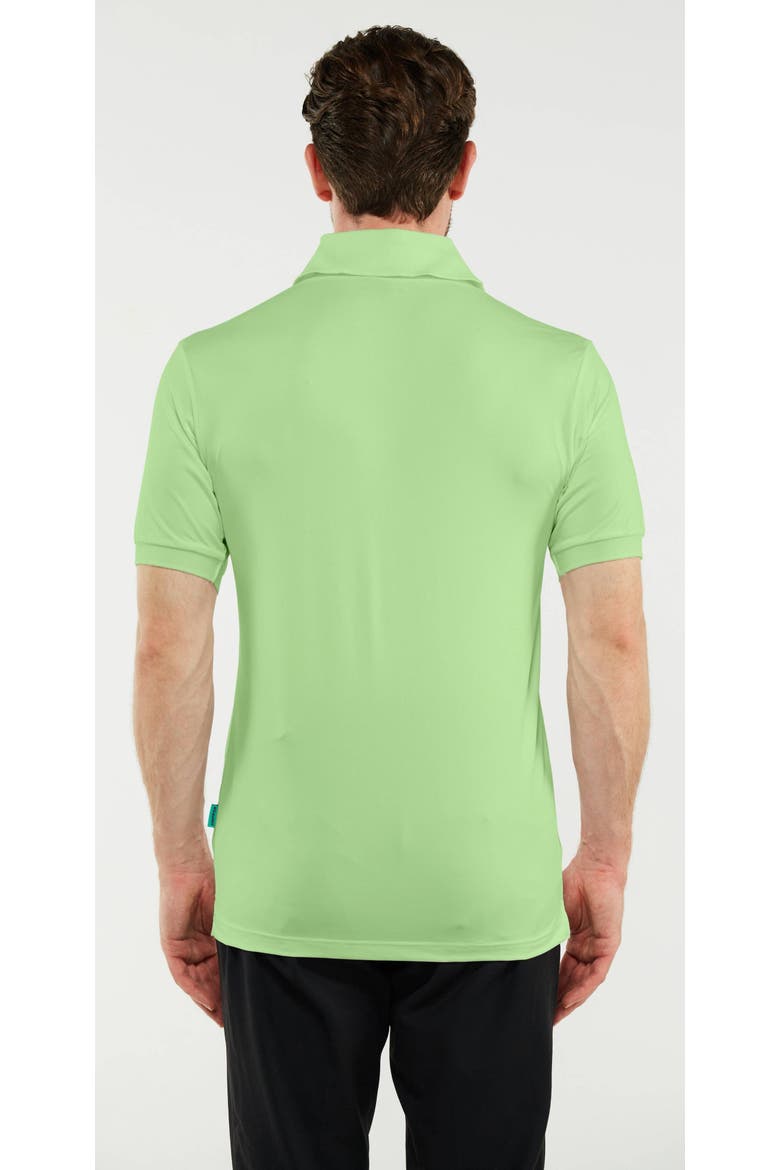 Lightweight Performance Stretch Golf Polo Shirt, Alternate, color, Lime Green