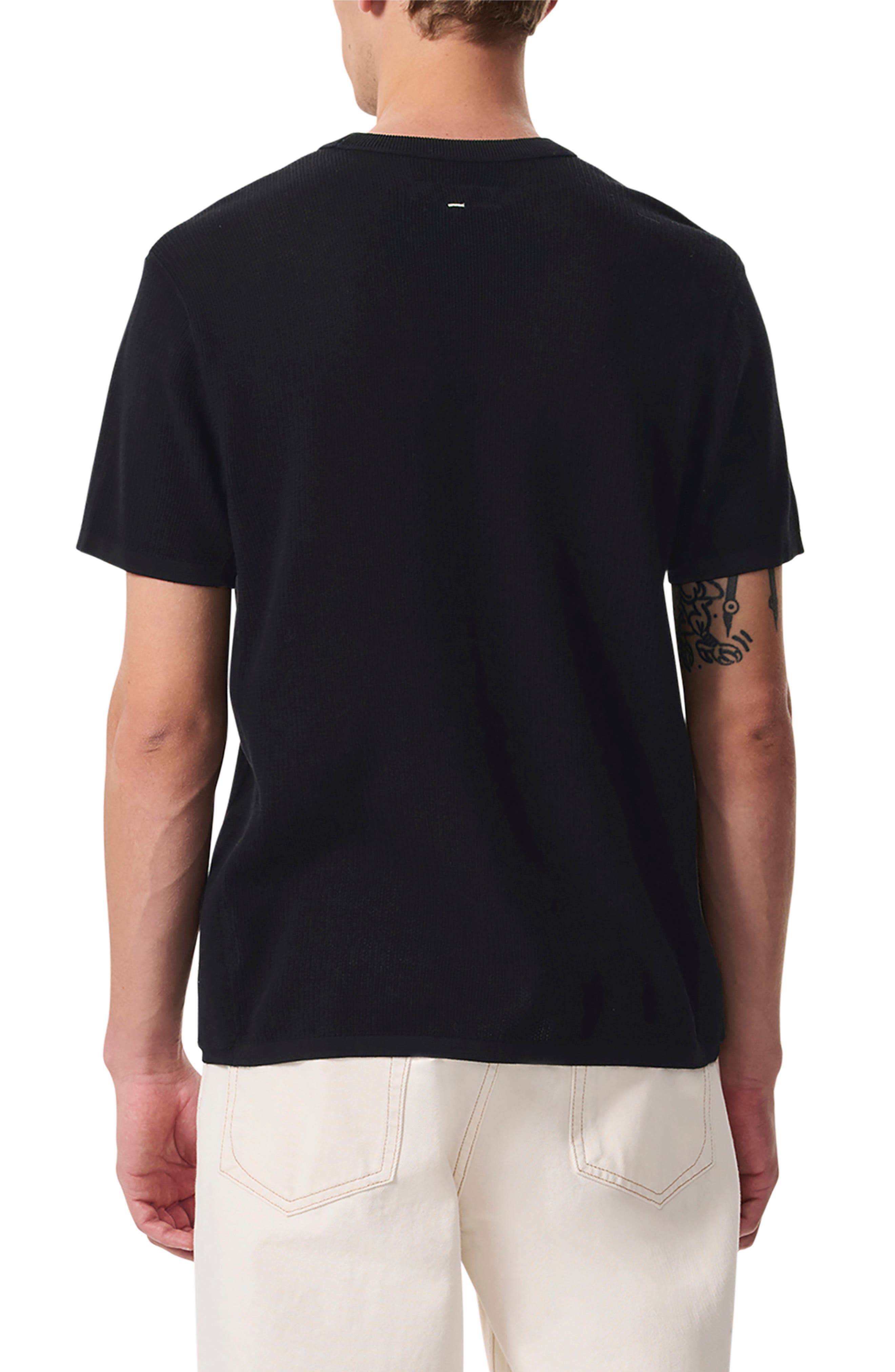 Harvey Ringer Cotton Blend Mesh T-Shirt - image 2