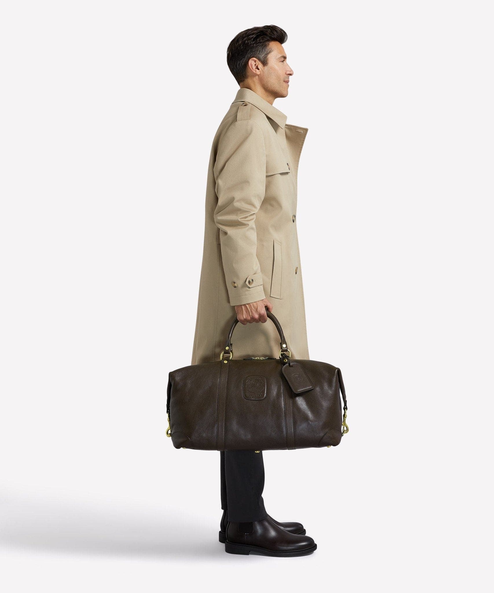 Cavalier II No. 97, Alternate, color, Vintage Walnut Leather