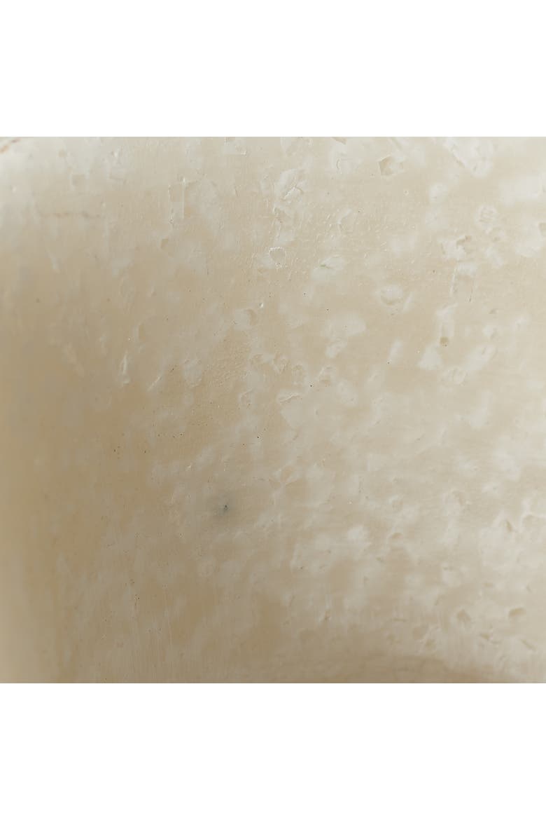 Ribbon Resin Decorative Sphere, White, Alternate, color, White