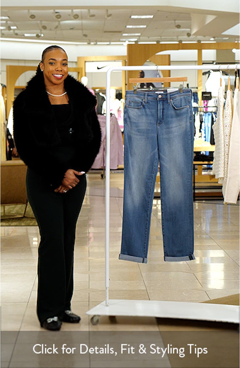 Marilyn Triple Stitch High Waist Straight Leg Jeans, sales video thumbnail