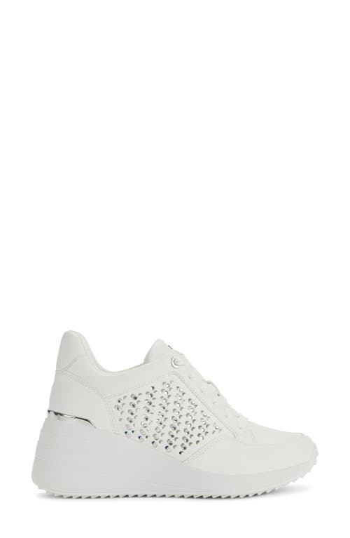 DKNY DKNY KALINDA RHINESTONE WEDGE SNEAKER