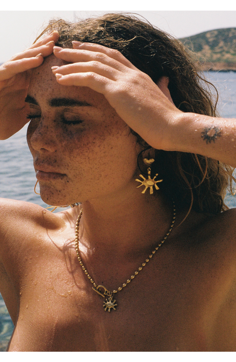 sccollection Blu Earrings, Alternate, color, Gold