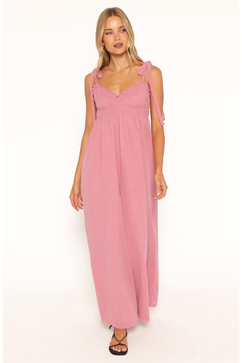 Andie Tie Jumpsuit, Alternate, color, ROSE PINK