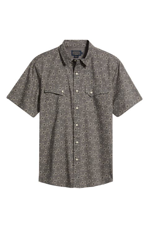 Laramie Short Sleeve Snap-Up Western Shirt