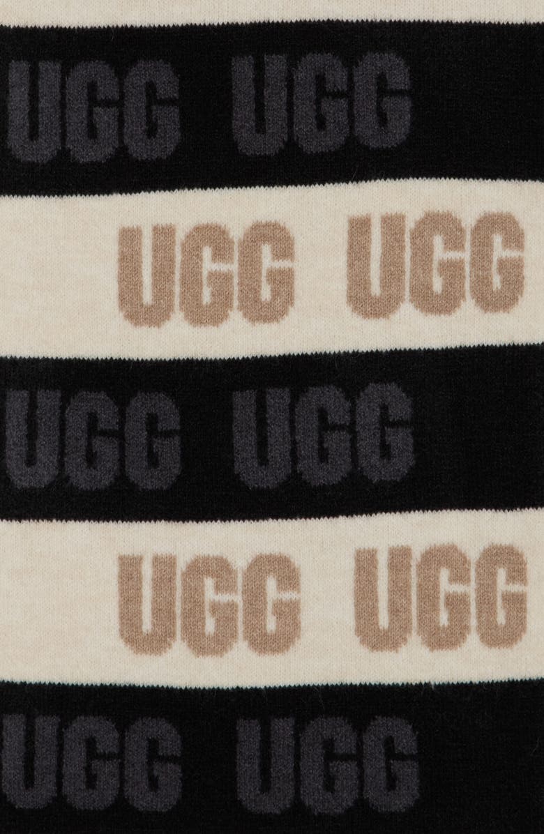 UGG<sup>®</sup> Logo Scarf, Alternate, color, Black Multi