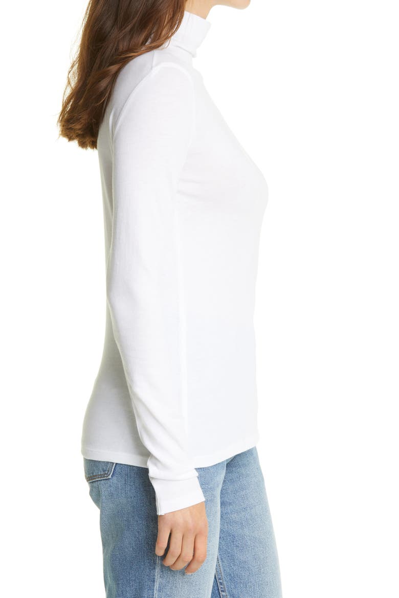 Turtleneck Top, Alternate, color, WHITE