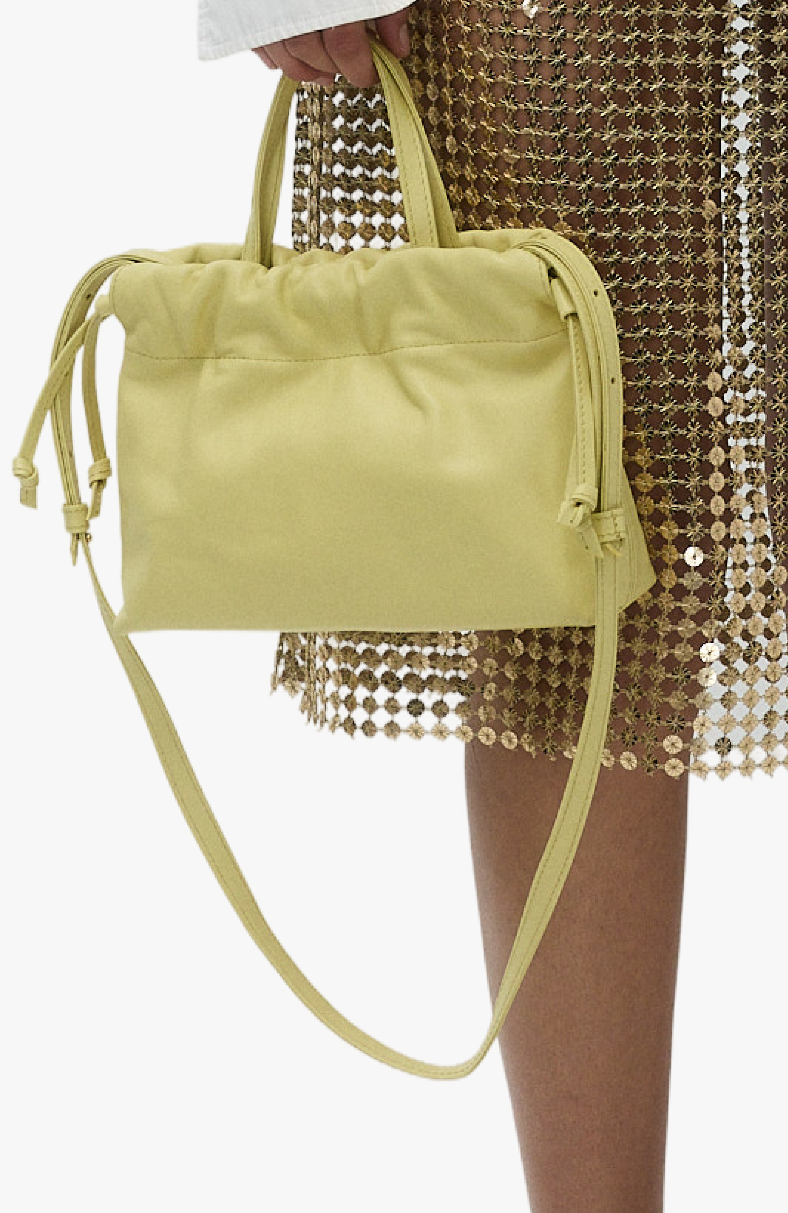 Mini Asisi Convertible Leather Crossbody, Alternate, color, Butter Yellow