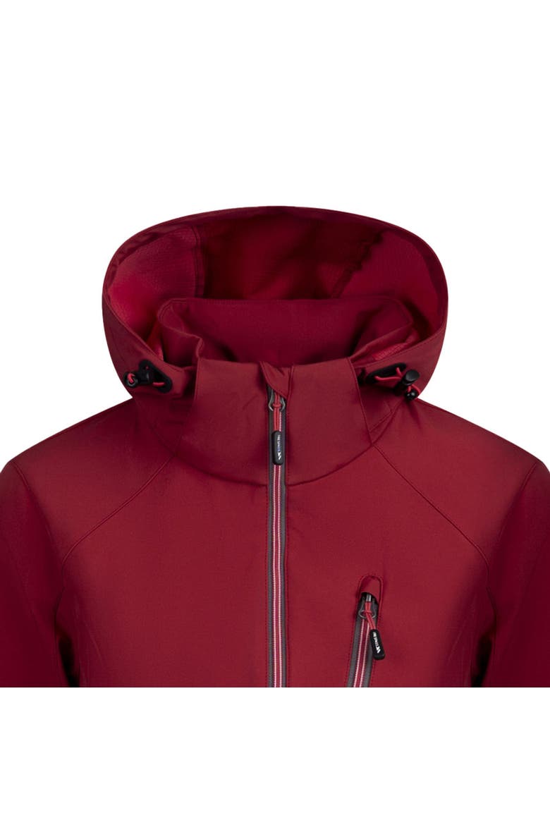 Persephone Soft Shell Jacket, Alternate, color, Claret