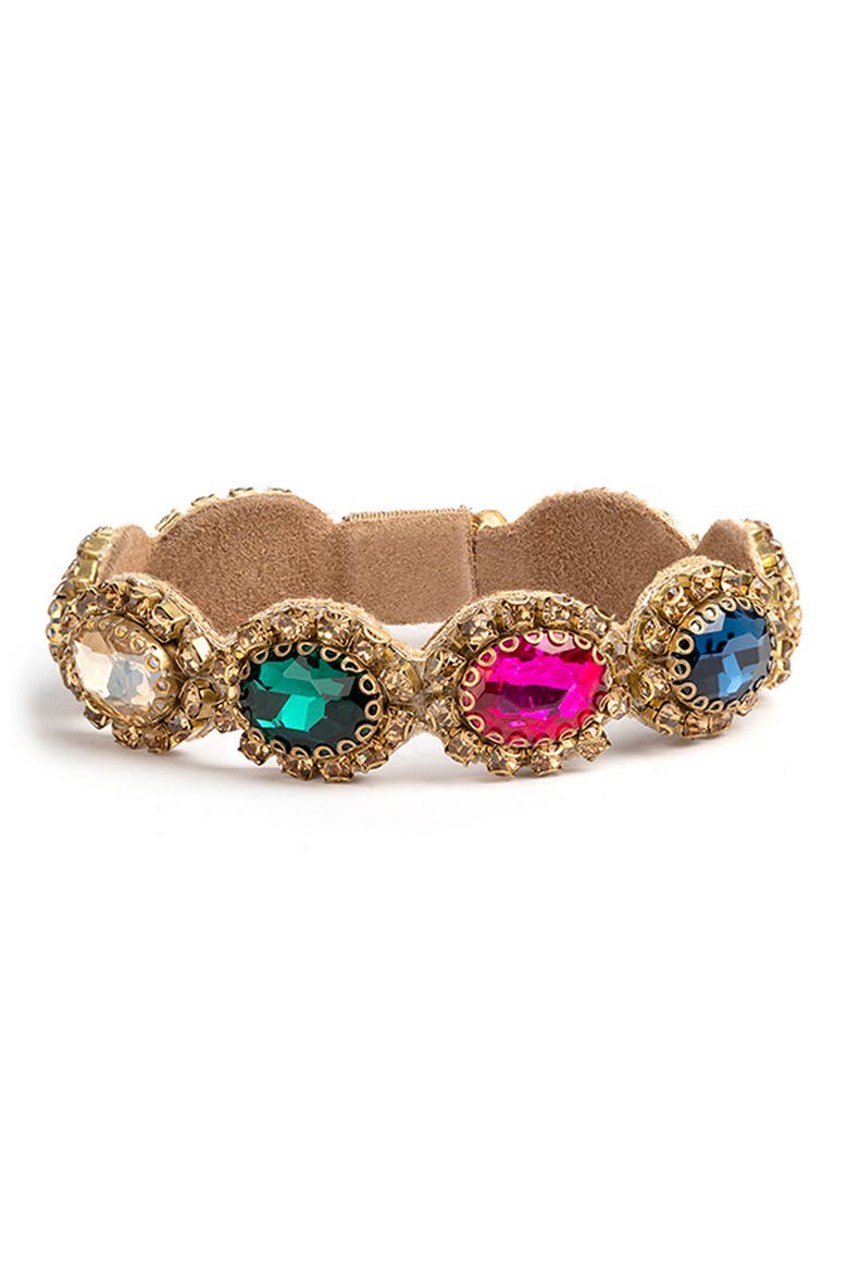 Celine Crystal Bracelet, Main, color, MULTI