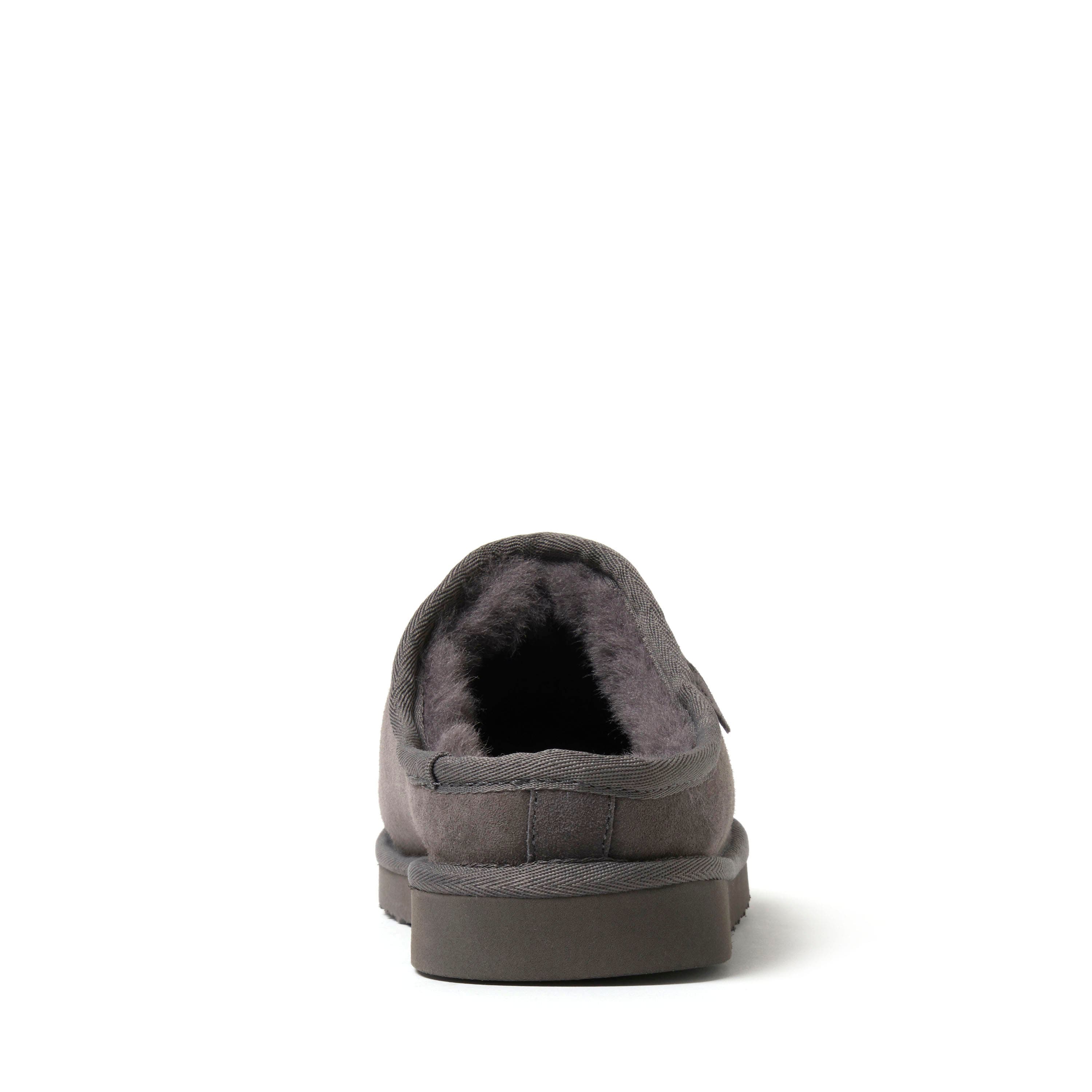 Fireside Grafton Genuine Shearling Clog Slipper, Alternate, color, Grey Solid