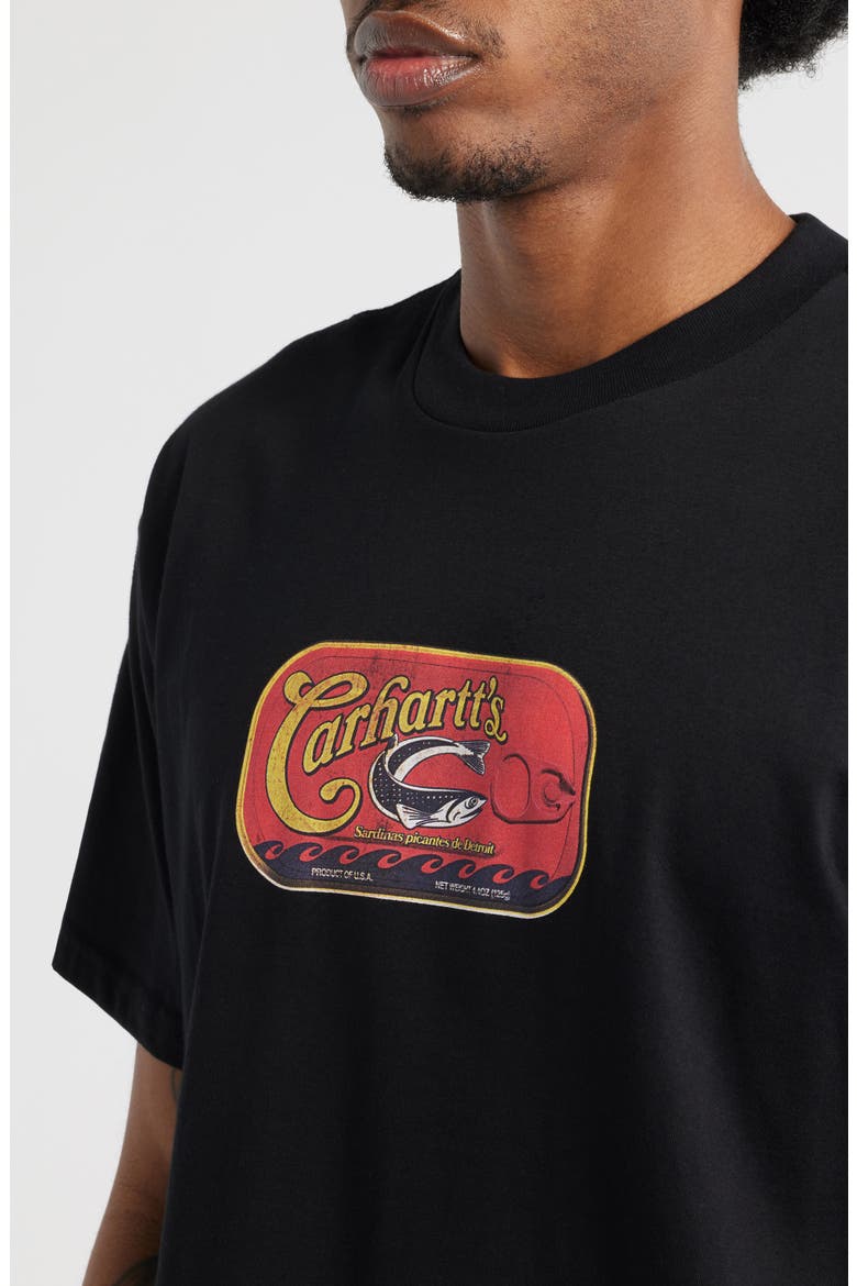 Sardinas Organic Cotton Graphic T-Shirt, Alternate, color, BLACK