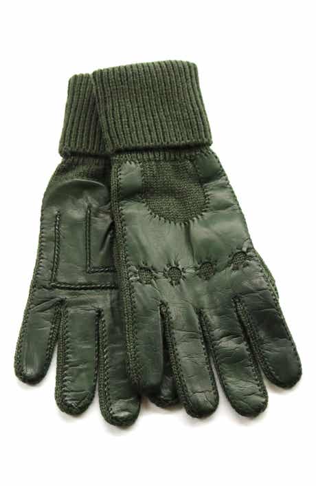 Portolano Cuffed Leather Gloves