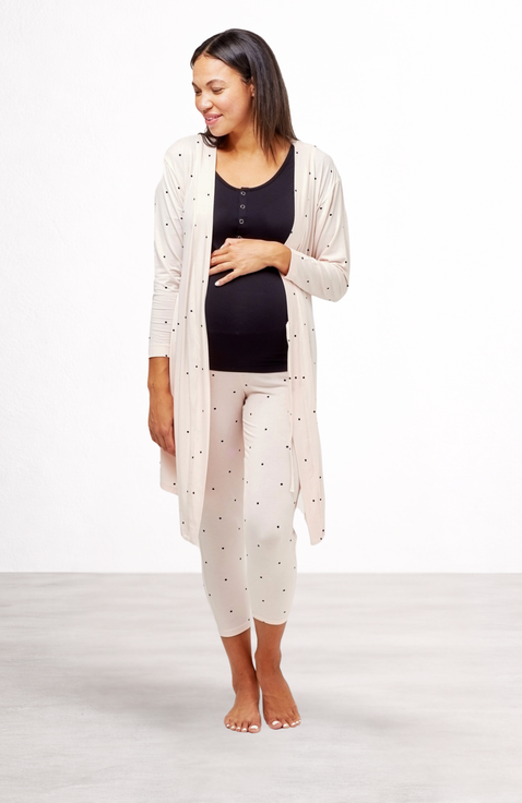 Second Skin Maternity & Nursing Wrap Robe
