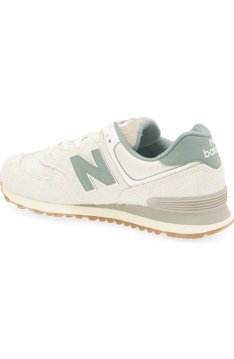 New Balance Gender Inclusive 574 Sneaker, Alternate, color, Calcium/ New Spruce