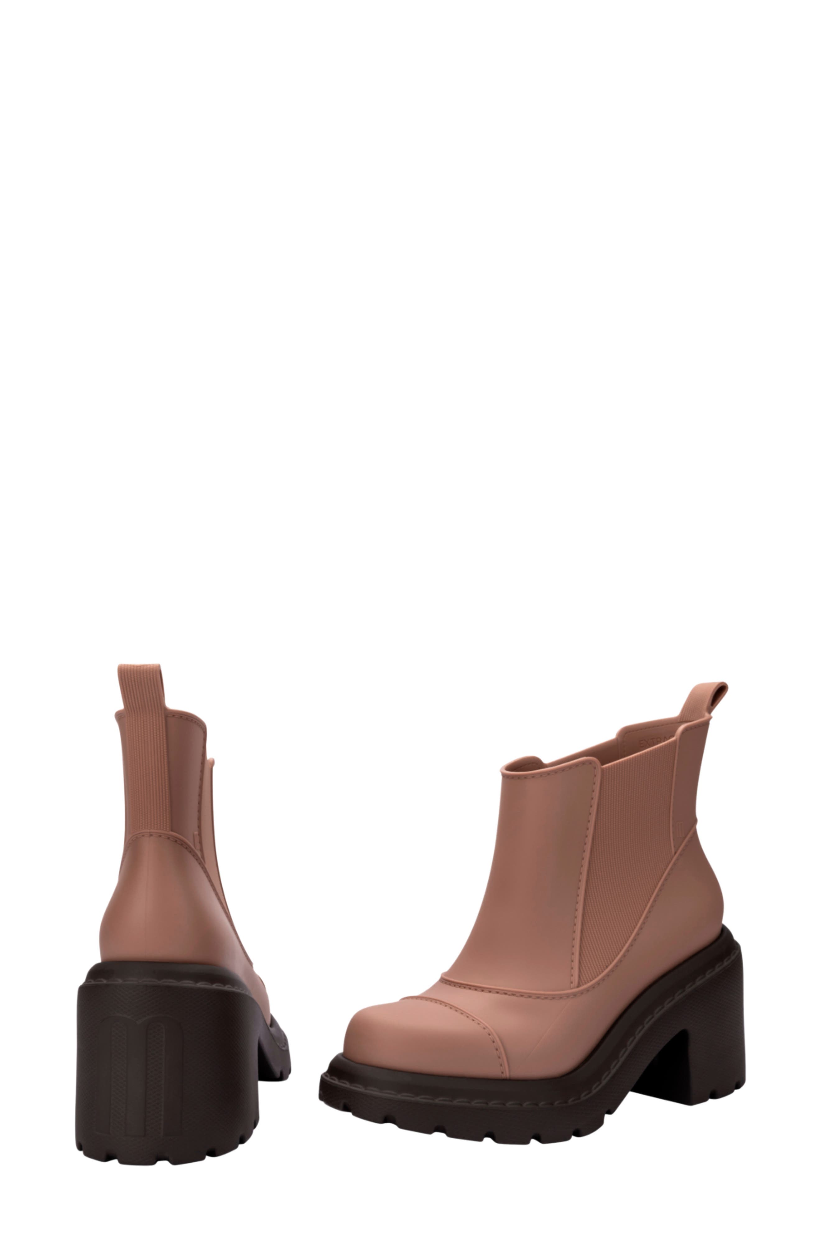 Courtney Platform Chelsea Boot, Alternate, color, BROWN