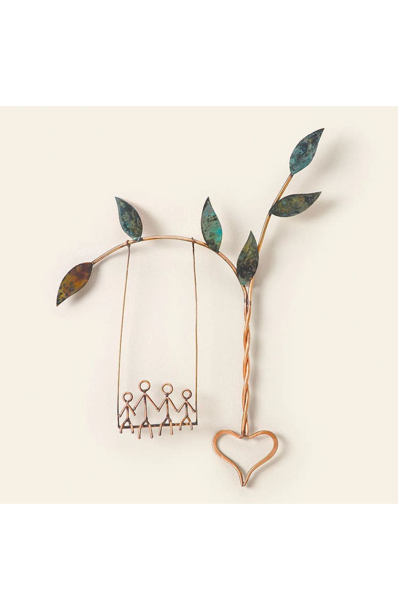 Uncommon Goods Rooted in Love Swing Sculpture by Haw Creek Forge, Main, color, Family Of 4