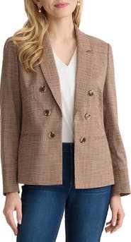Jones New York Faux Double Breasted Blazer