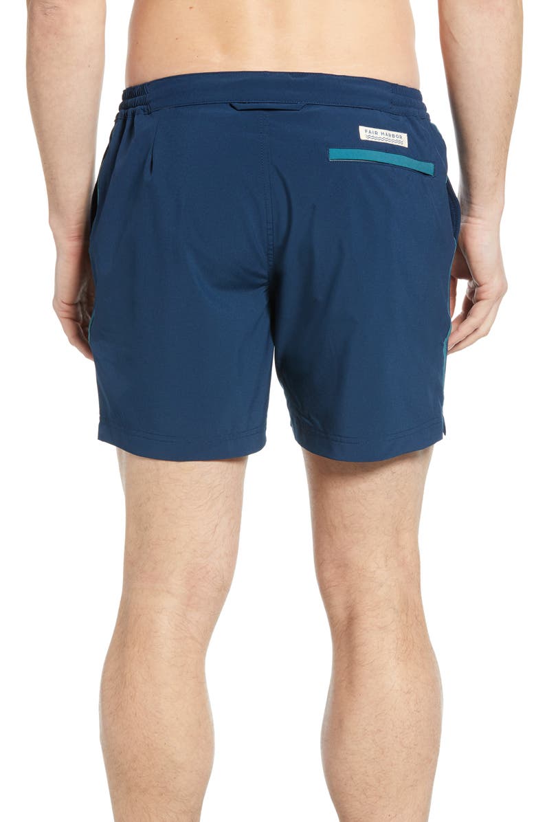 Fair Harbor The Sextant Side Stripe Swim Trunks, Alternate, color,