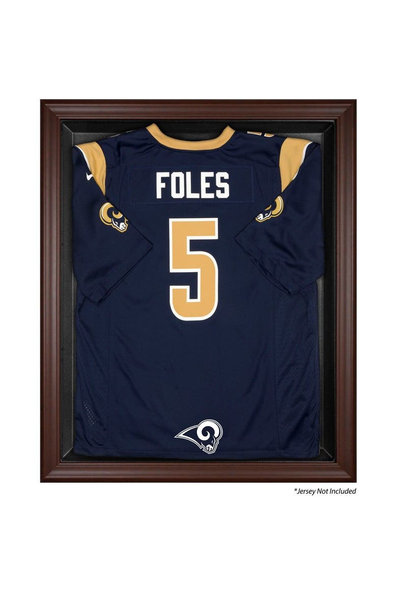 St. Louis Rams Brown Framed Logo Jersey Display Case, Main, color, Brown