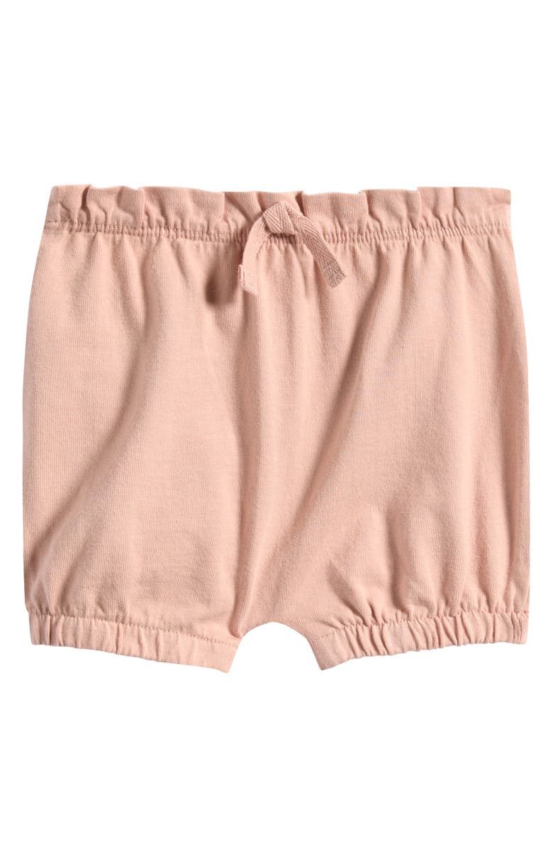Pehr Garment Dyed Bloomer Shorts, Main, color, Soft Peony