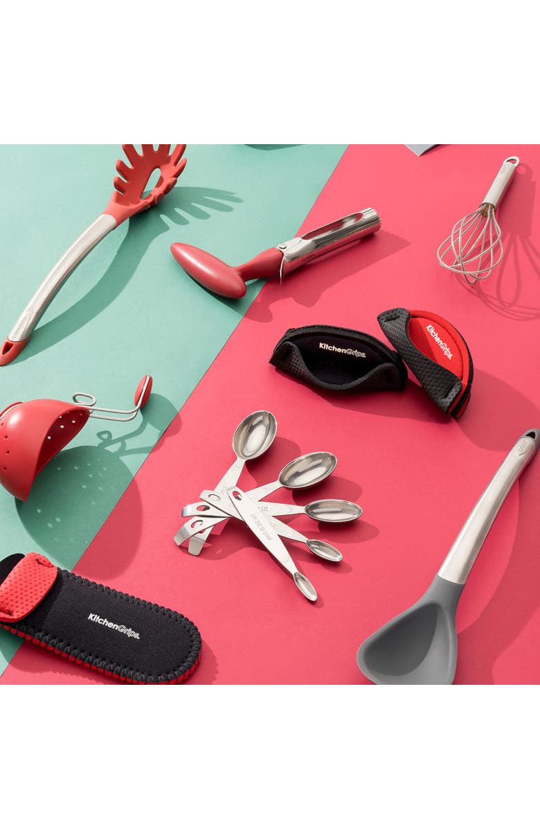 CUISIPRO Stainless Steel Odd Size Measuring Spoons, 5 Piece Set, Alternate, color, Silver