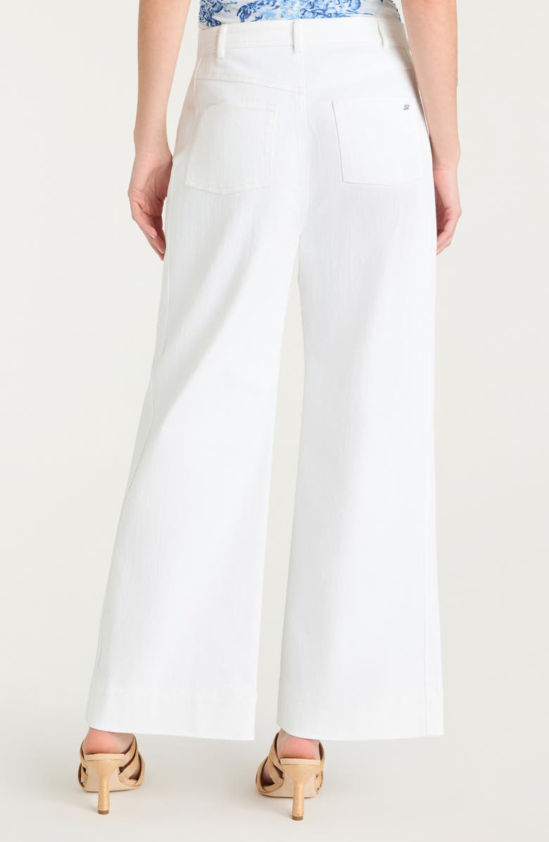 Cinq à Sept Betsy Wide Leg Pants, Alternate, color, White