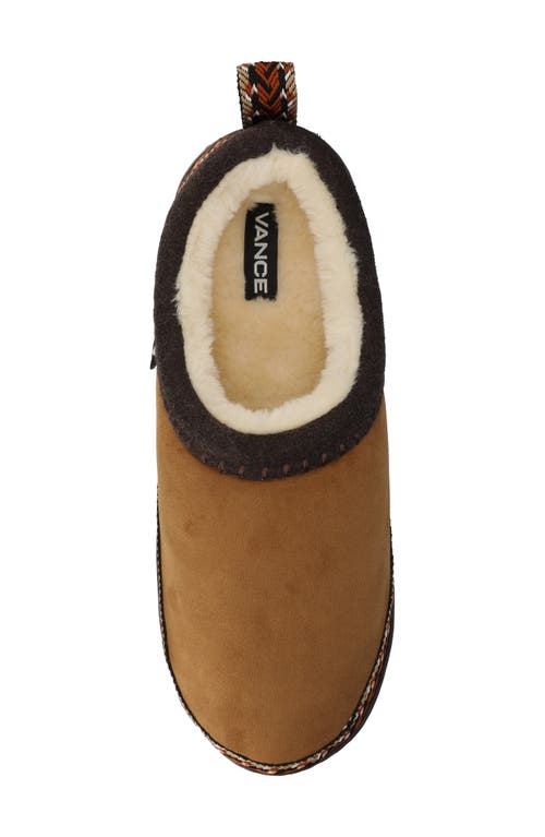 Vance Co. Vance Co Weller Faux Fur Lined Slipper In Brown