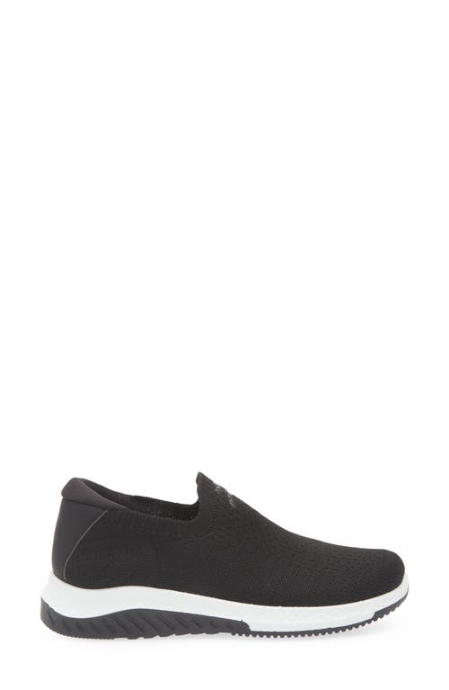 Danskin Textured Slip-on Sneaker In Black