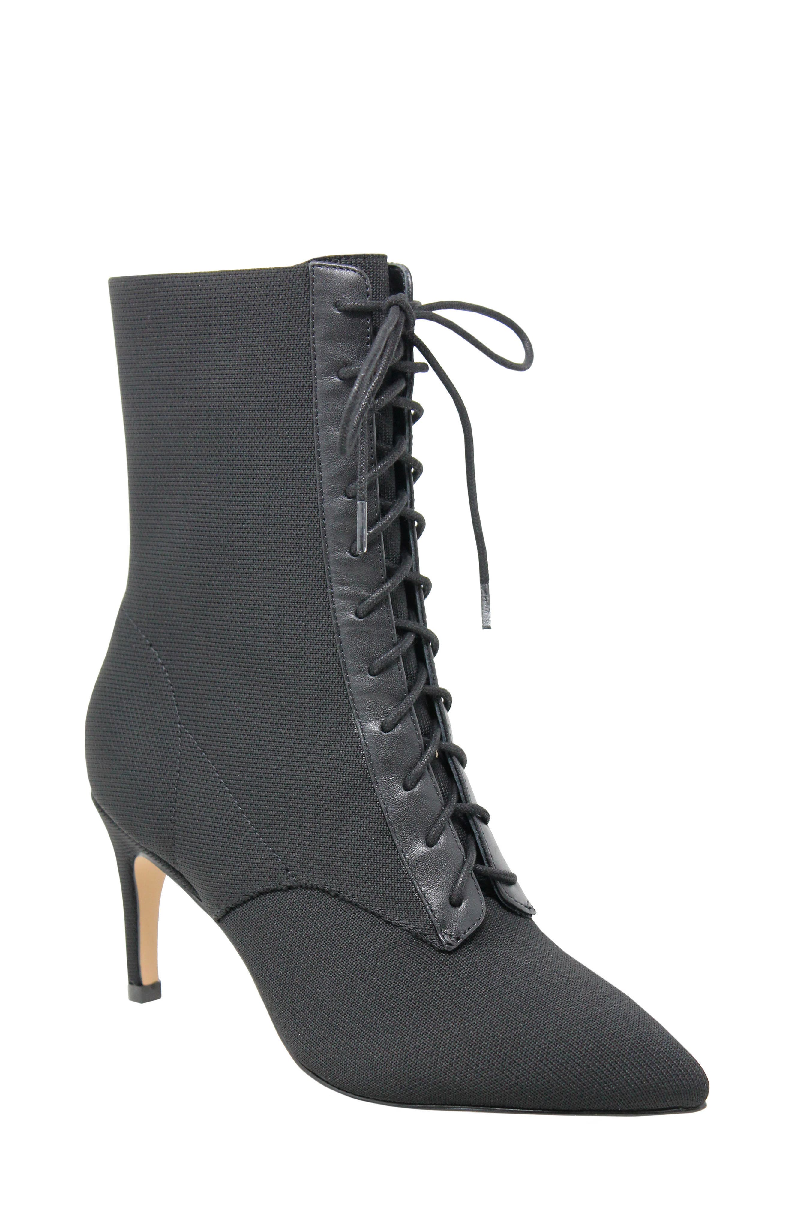 Charles David Piranha Lace-Up Bootie, Main, color, 