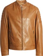Cole Haan Racer Leather Jacket