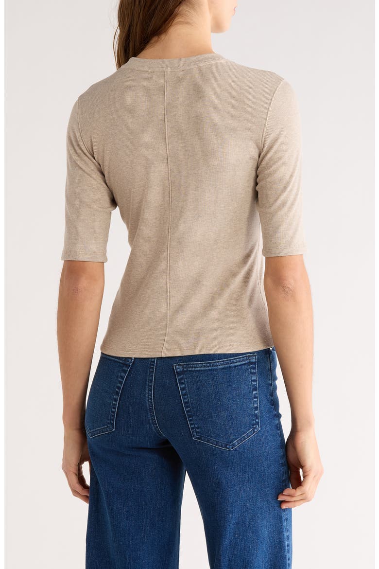 The Heather Stretch Modal Rib Top, Alternate, color, TABBY HEATHER