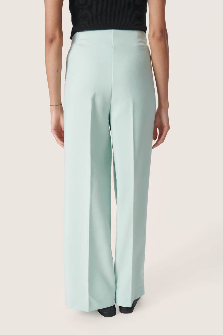 Corinne High-Waisted Wide Legs Trousers, Alternate, color, Surf Spray