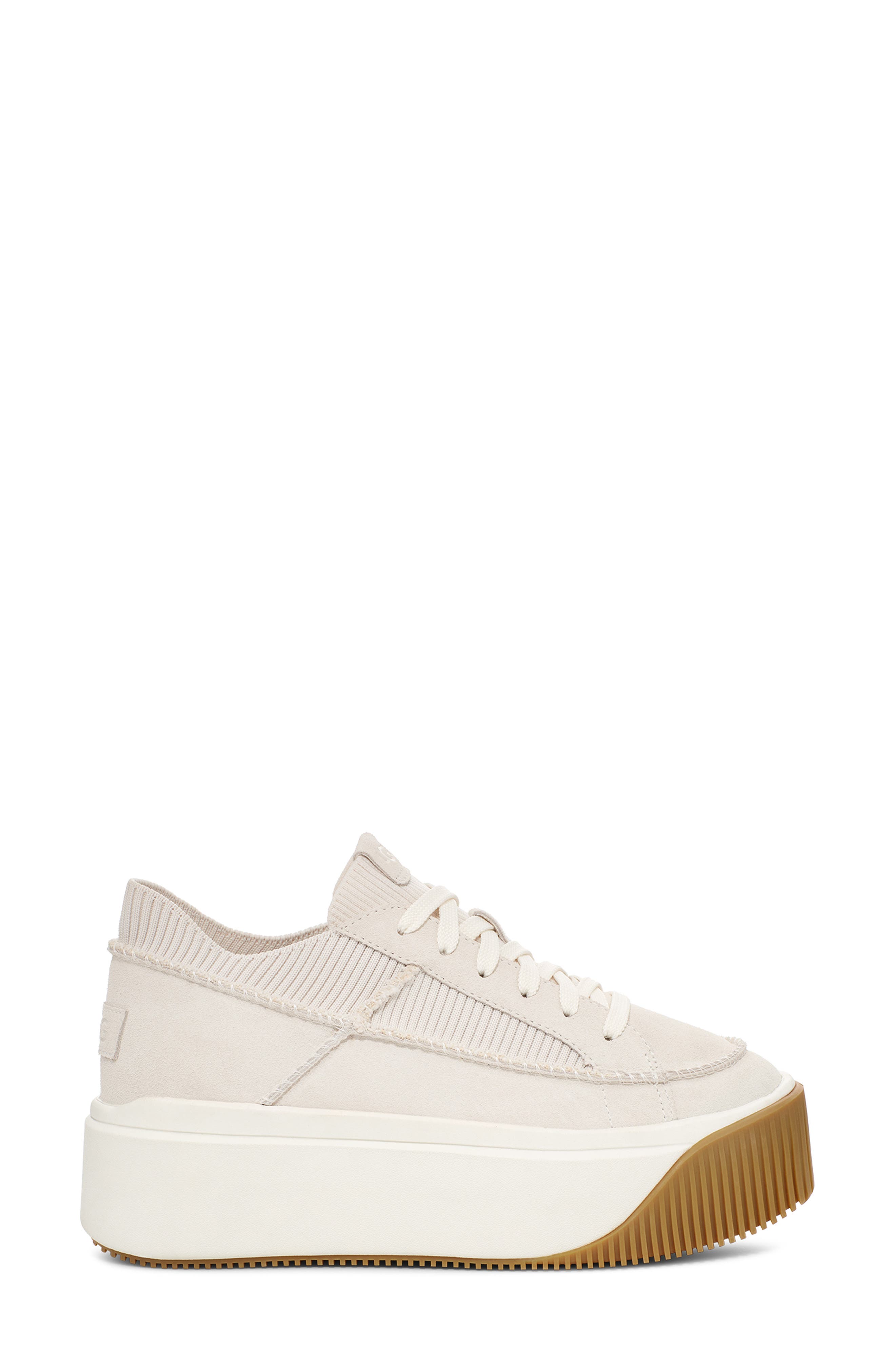 UGG<sup>®</sup> EZ-Duzzit Platform Sneaker, Alternate, color, Wht
